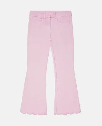 Jeans med vågig kant