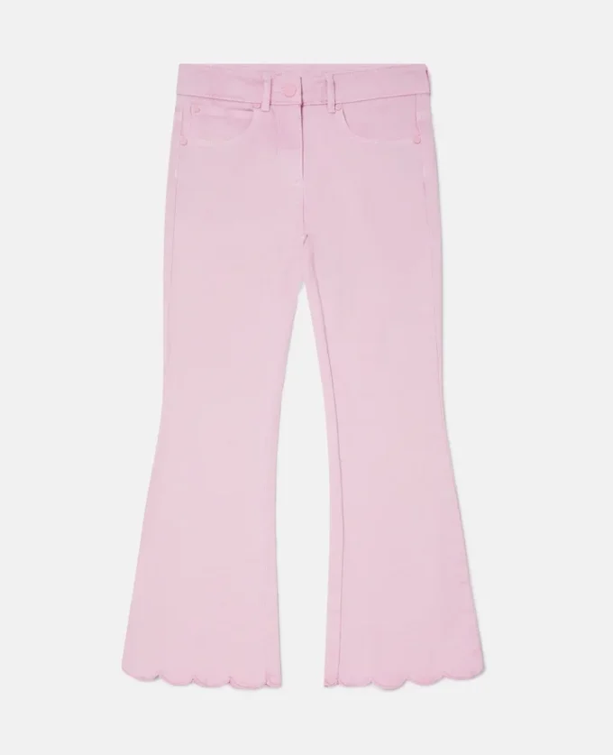 Jeans med vågig kant Jeans med vågig kant