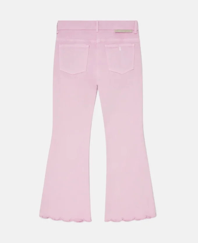 Jeans med vågig kant Jeans med vågig kant