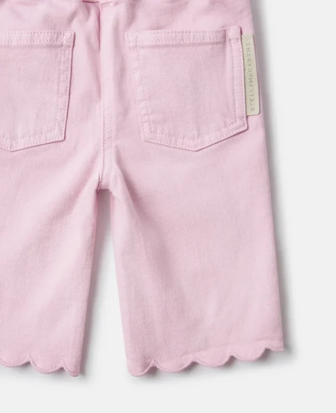 Jeans med vågig kant Jeans med vågig kant