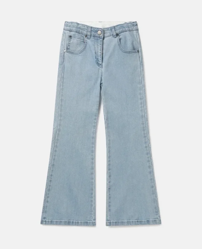 Jeans med vida ben Jeans med vida ben