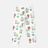 Joggingbyxor med blommönster och dragsko Joggingbyxor med blommönster och dragsko