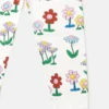Joggingbyxor med blommönster och dragsko Joggingbyxor med blommönster och dragsko