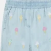 Joggingbyxor med broderad glass Joggingbyxor med broderad glass