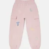 Joggingbyxor med dragsko och broderad logotyp Joggingbyxor med dragsko och broderad logotyp
