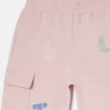 Joggingbyxor med dragsko och broderad logotyp Joggingbyxor med dragsko och broderad logotyp