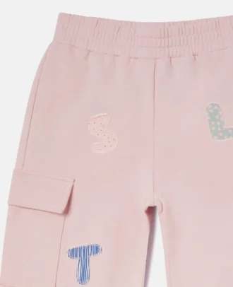Joggingbyxor med dragsko och broderad logotyp