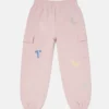 Joggingbyxor med dragsko och broderad logotyp Joggingbyxor med dragsko och broderad logotyp