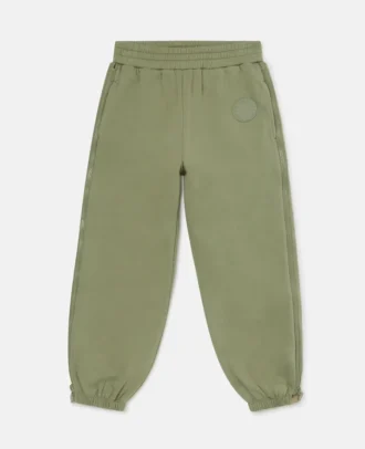 Joggingbyxor med dragsko och logomedaljong