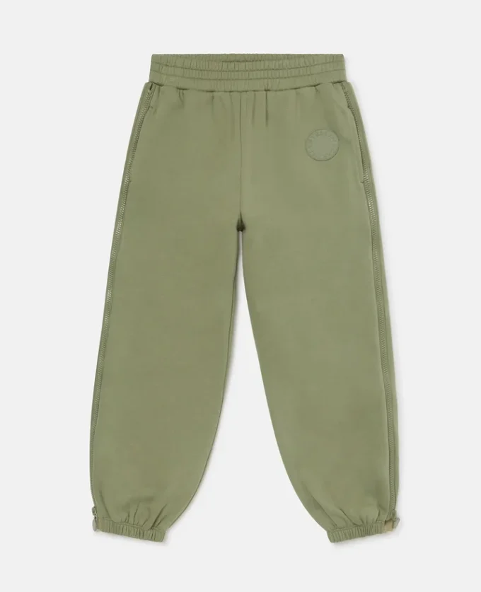 Joggingbyxor med dragsko och logomedaljong