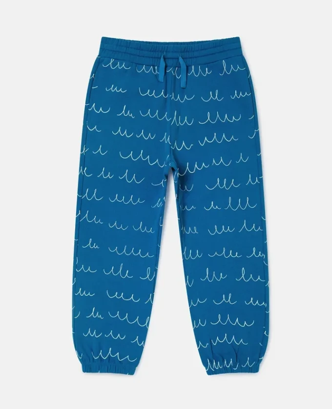 Joggingbyxor med dragsko och monsterprint Joggingbyxor med dragsko och monsterprint