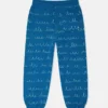 Joggingbyxor med dragsko och monsterprint Joggingbyxor med dragsko och monsterprint