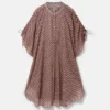 Kaftan med S-vågsmönster Kaftan med S-vågsmönster