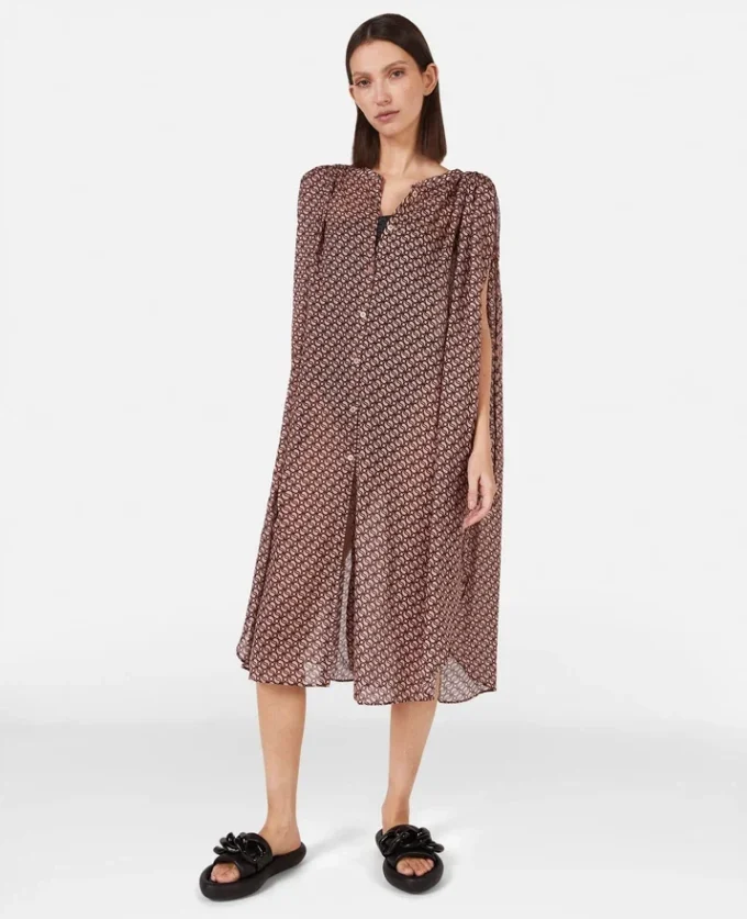 Kaftan med S-vågsmönster Kaftan med S-vågsmönster