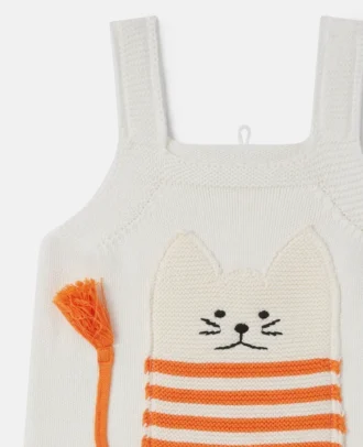 Kattbroderad romper