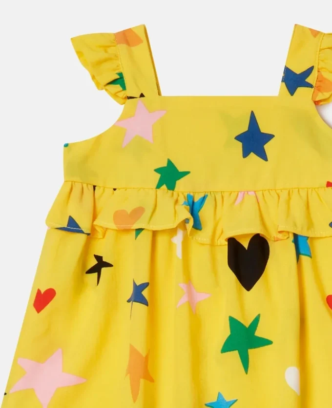 Klänning med stjärnmönster och bloomers-set Klänning med stjärnmönster och bloomers-set