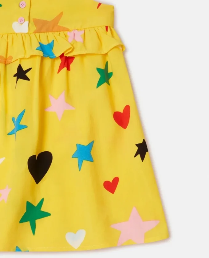 Klänning med stjärnmönster och bloomers-set Klänning med stjärnmönster och bloomers-set