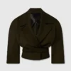 Kort trenchcoat med bälte Kort trenchcoat med bälte