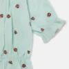 Ladybird kortärmad topp med plisserad kant