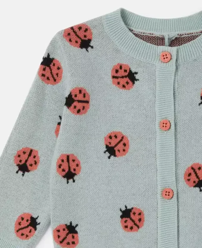 Ladybird stickad cardigan med rund hals Ladybird stickad cardigan med rund hals