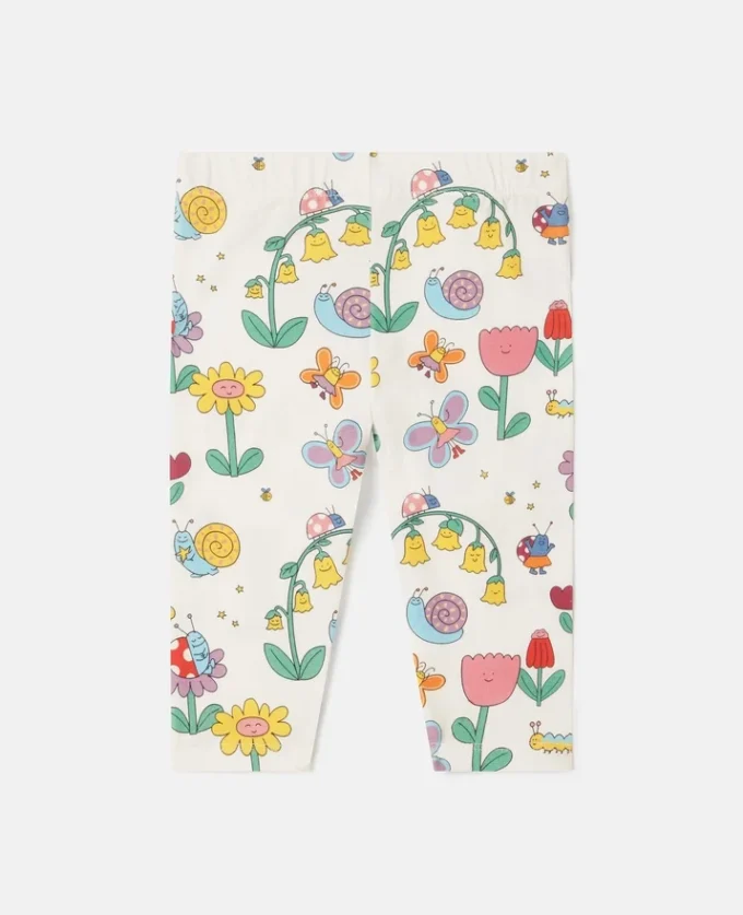 Leggings med blommönster Leggings med blommönster