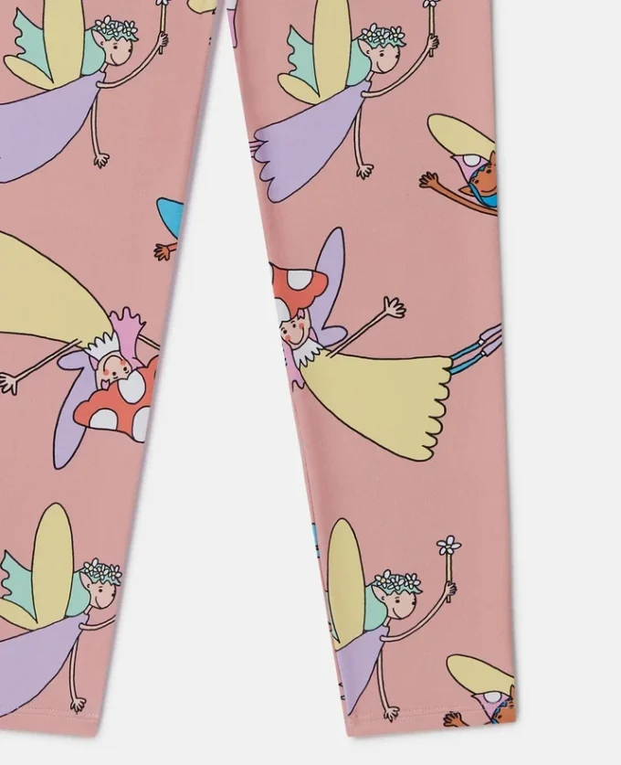 Leggings med Fairies-tryck och resår