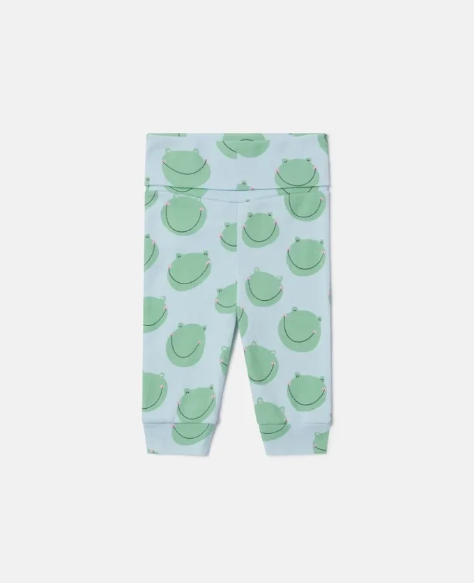 Leggings med grodtryck Leggings med grodtryck