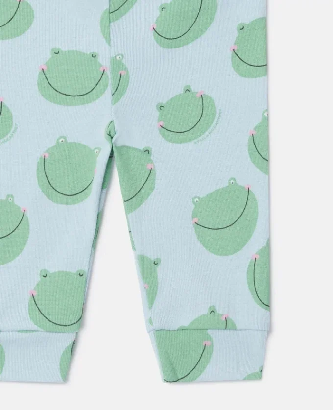 Leggings med grodtryck Leggings med grodtryck