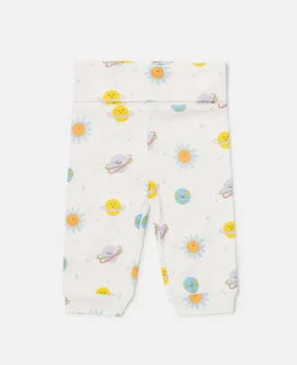 Leggings med planetmönster