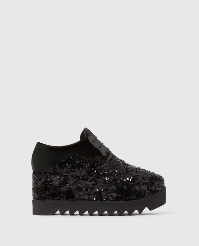 Limited Edition Elyse Monochrome Sequin Platforms Limited Edition Elyse Monochrome Sequin Platforms