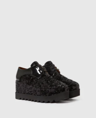 Limited Edition Elyse Monochrome Sequin Platforms