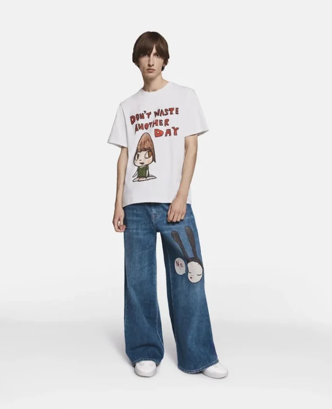 Don’t Waste Another Day Slogan Oversized T-shirt Don’t Waste Another Day Slogan Oversized T-shirt