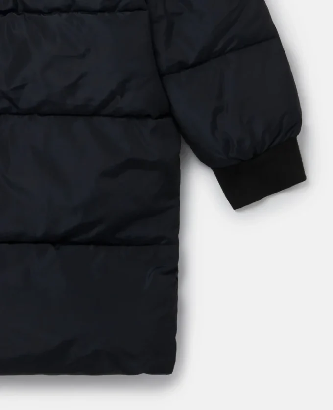 Lång pufferjacka med vändbar logotyp Lång pufferjacka med vändbar logotyp