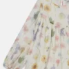 Långärmad klänning med blommönster Långärmad klänning med blommönster