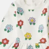 Långärmad klänning med blommönster Långärmad klänning med blommönster