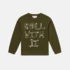 Långärmad T-shirt med grafiskt tryck
