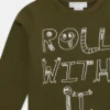 Långärmad T-shirt med grafiskt tryck
