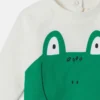 Långärmad T-shirt med grodtryck