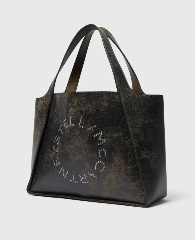 Logo Large Aged Tote Bag