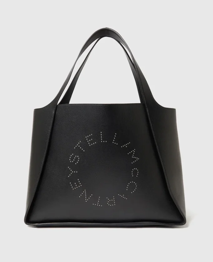 Logo Large Studded Tote Bag