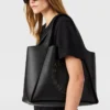 Logo Large Studded Tote Bag
