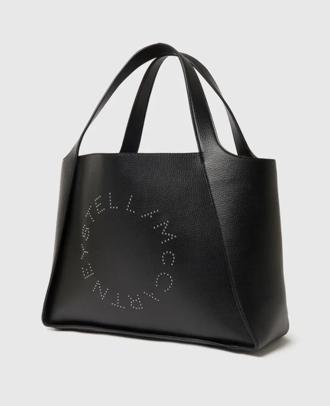 Logo Large Studded Tote Bag