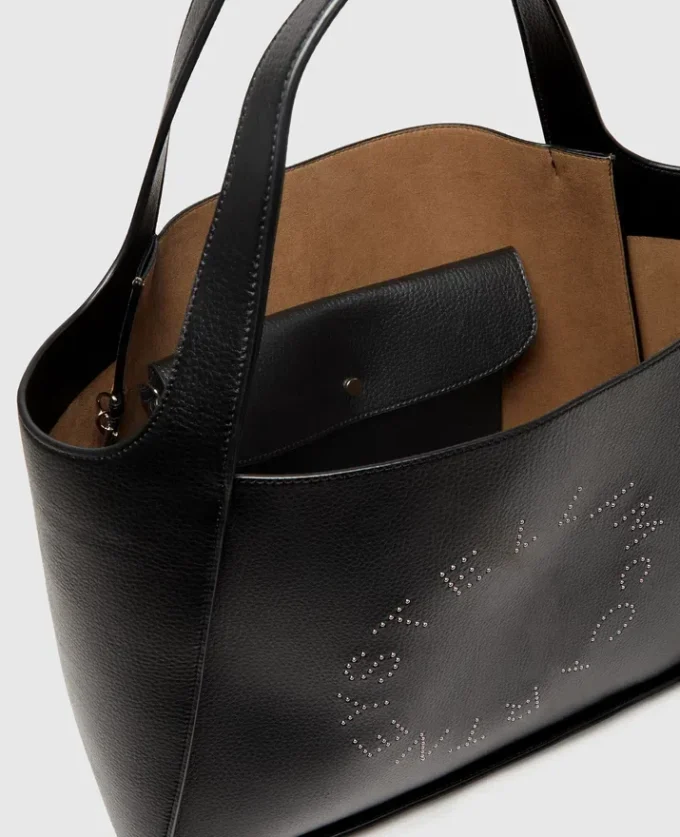 Logo Large Studded Tote Bag