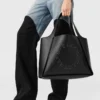Logo Large Studded Tote Bag