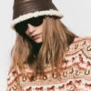 Logo Plush-Lined Bucket Hat