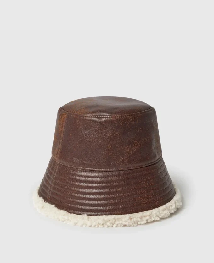 Logo Plush-Lined Bucket Hat