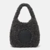 Logo Plush Teddy Hobo Large Tote Bag