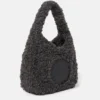Logo Plush Teddy Hobo Large Tote Bag