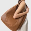 Logo Slouchy Hobo Tote Bag