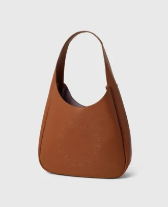 Logo Slouchy Medium Hobo Bag